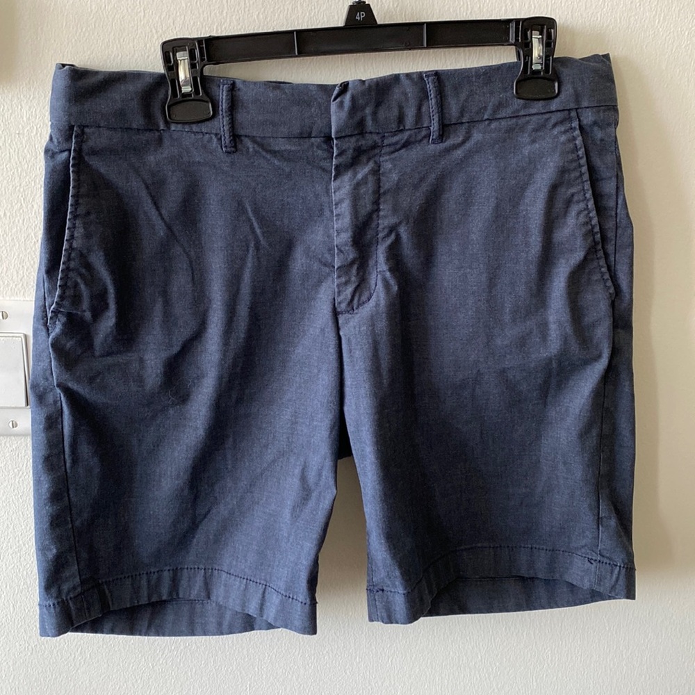 Nordstrom | Mens 34W | Mens Navy Blue Slim Fit Shorts Cotton Summer Preppy